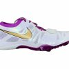 * Nike Women'S Zoom Celar 4 (174 White/Metallic Bronze-Vivid Grape) Footwear