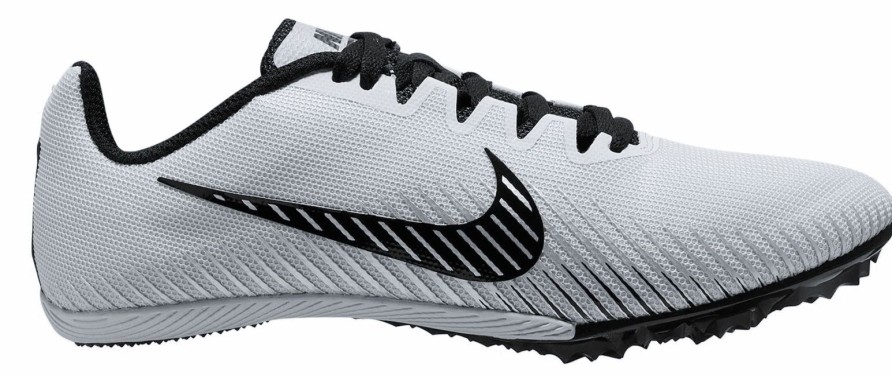 * Nike Women'S Zoom Rival M 9 (005 Pure Platinum/Black-Metallic Silver) Footwear