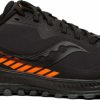 * Saucony Men'S Peregrine Ice+ 2 (1 Black/Vizi) Footwear