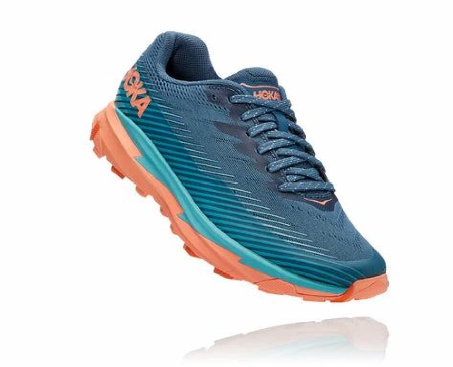 * Hoka Women'S Torrent 2 (Rtcn Real Teal/Cantaloupe) Footwear