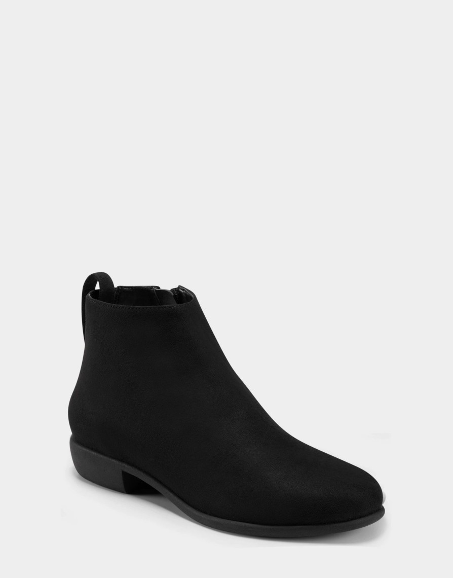 * Aerosoles Sloan Black Faux Suede Ankle Boots