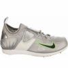 * Nike Uni Zoom Pole Vault Ii (003 Metallic Silver/Black-Electric) Footwear