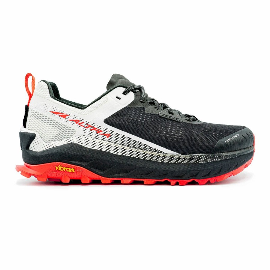 * Altra Men'S Olympus 4 (010 Black/White) Footwear