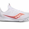 * Saucony Women'S Endorphin 3 (1 -White/Vizi Red) Footwear