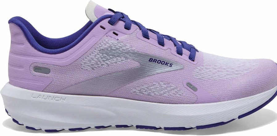 * Brooks Women'S Launch 9 (588 Lilac/Cobalt/Silver) Footwear