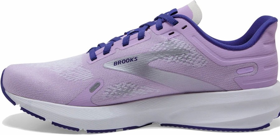 * Brooks Women'S Launch 9 (588 Lilac/Cobalt/Silver) Footwear