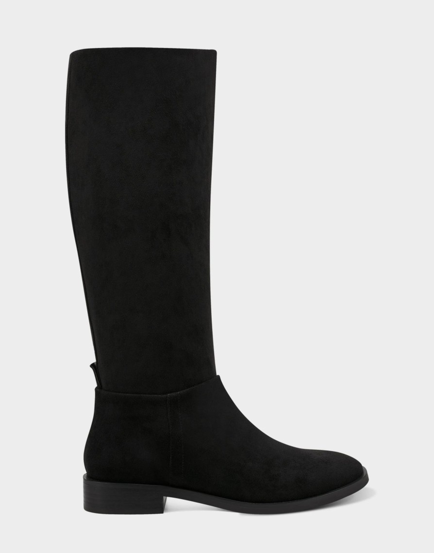 * Aerosoles Berri Black Faux Suede Tall Boots