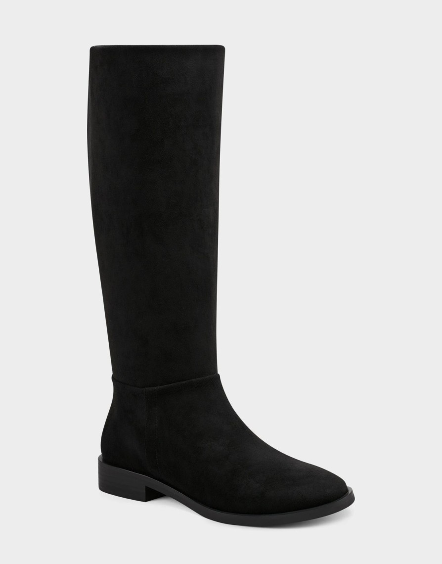 * Aerosoles Berri Black Faux Suede Tall Boots