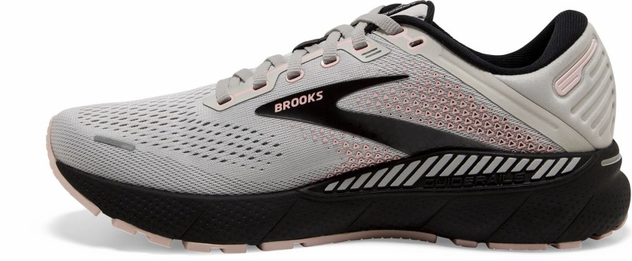 * Brooks Women'S Adrenaline Gts 22 Wide (035 Grey/Rose/Black) Footwear