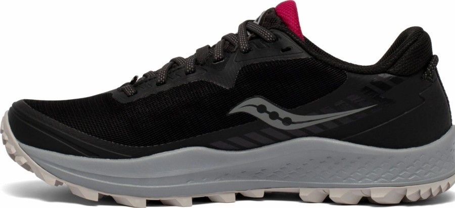 * Saucony Women'S Peregrine 11 Gtx (45 Black/Cherry) Footwear