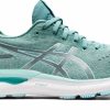 * Asics Women'S Gel-Nimbus 24 (300 Sage/Clear Blue) Footwear