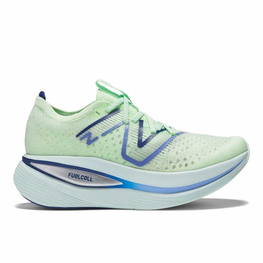 * New Balance Women'S Fuelcell Supercomp Trainer (Lm Vibrant Spring Glo/Light Surf/Vibrant Violet) Footwear