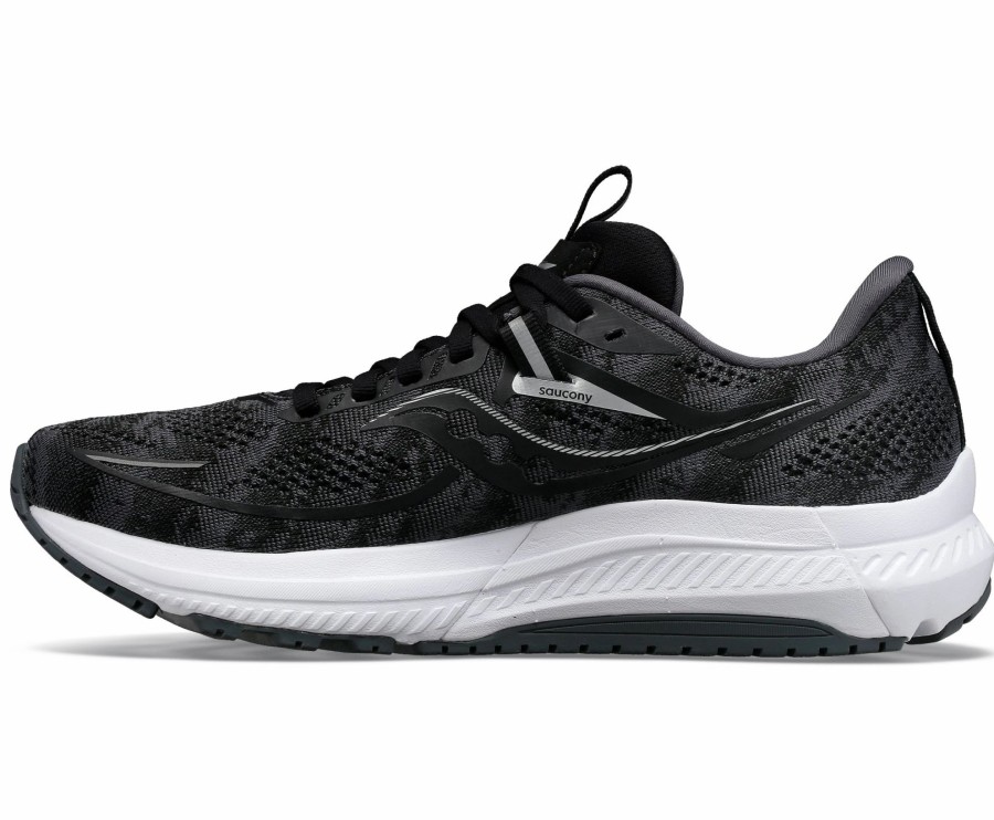 * Saucony Men'S Omni 21 Wide (10 Black/White) Footwear