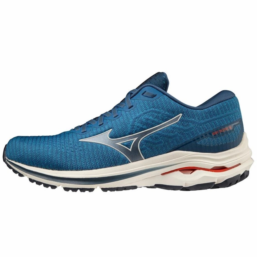 * Mizuno Men'S Wave Inspire 18 Waveknit (Fcfc Faience) Footwear