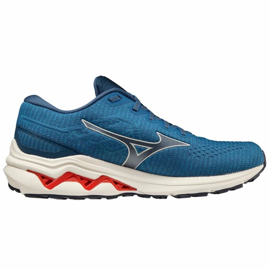 * Mizuno Men'S Wave Inspire 18 Waveknit (Fcfc Faience) Footwear