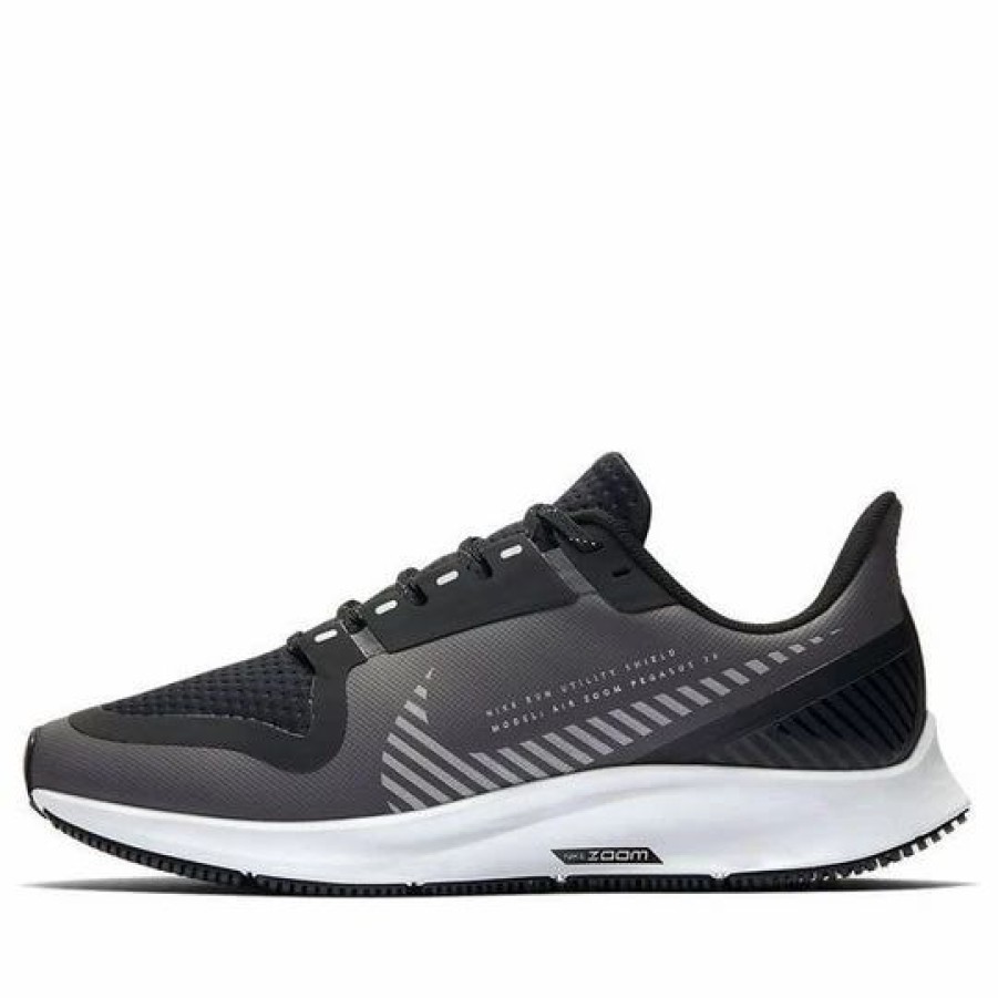 * Nike Women'S Zoom Pegasus 36 Shield (003 Cool Grey/Silver-Black) Footwear