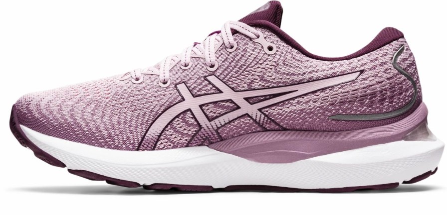 * Asics Women'S Gel-Cumulus 24 (700 Barely Rose/Deep Plum) Footwear