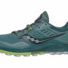 * Saucony Men'S Peregrine 10 (30 Steel/Green) Footwear