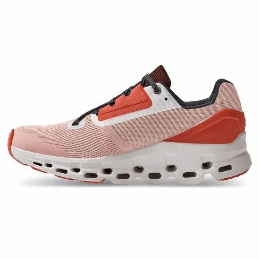 * On Women'S Cloudstratus (Rose/Red) Footwear