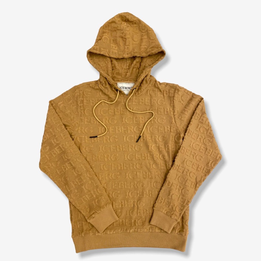 * Iceberg F5 Felpa Hoodie Brown Iceberg