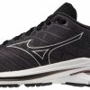 * Mizuno Women'S Wave Inspire 18 (9073 Black/Silver) Footwear