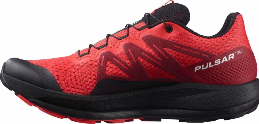 * Salomon Men'S Pulsar Trail (900 Poppy Red/Bird/Black) Footwear