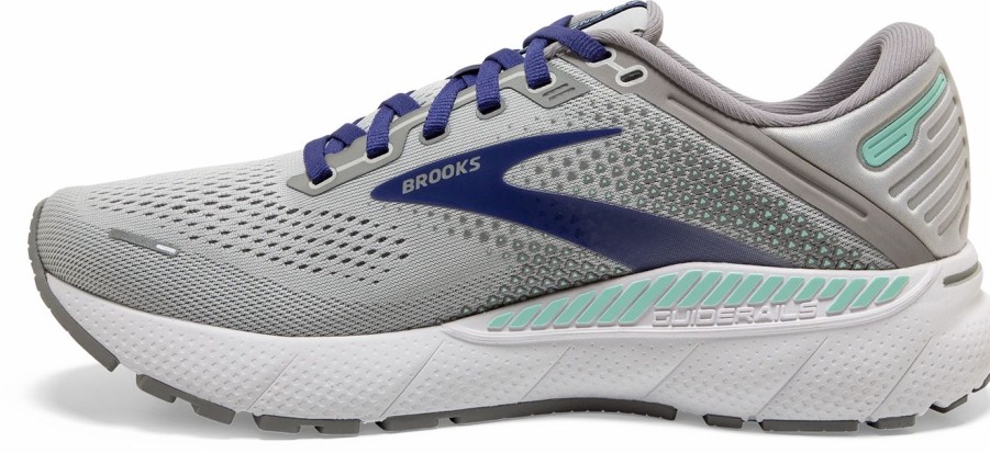 * Brooks Women'S Adrenaline Gts 22 (045 Alloy/Blue/Green) Footwear