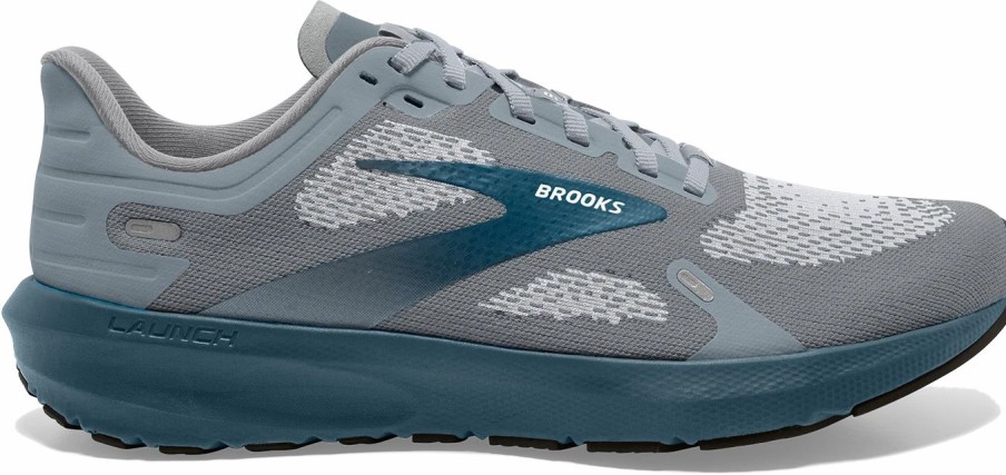 * Brooks Men'S Launch 9 (063 Grey/Midnight/White) Footwear