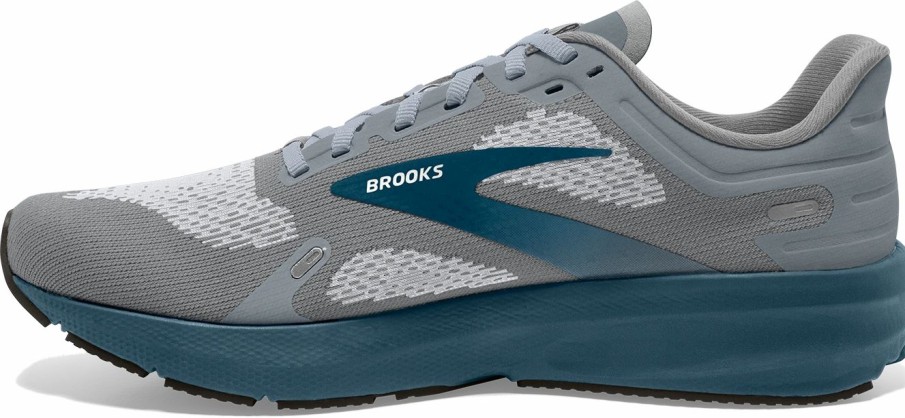 * Brooks Men'S Launch 9 (063 Grey/Midnight/White) Footwear