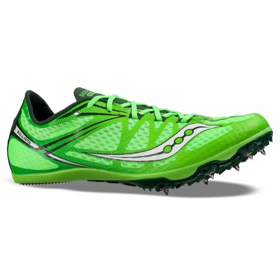 * Saucony Women'S Ballista (4 Slime/White) Footwear