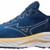 * Mizuno Men'S Wave Rider 26 Ssw (Skvg Snorkel Blue/Vaporous Grey) Footwear