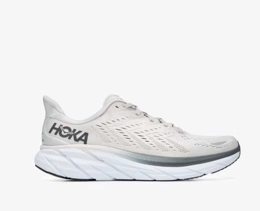 * Hoka Men'S Clifton 8 (Lrnc Lunar Rock/Nimbus Cloud) Footwear