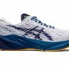 * Asics Men'S Novablast 3 (100 White/Deep Ocean) Footwear