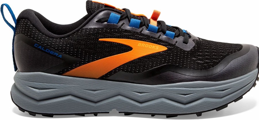 * Brooks Men'S Caldera 5 (041 Black/Orange/Blue) Footwear