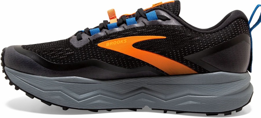 * Brooks Men'S Caldera 5 (041 Black/Orange/Blue) Footwear