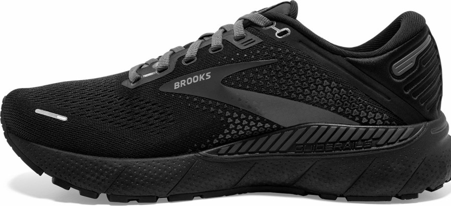 * Brooks Women'S Adrenaline Gts 22 (020 Black/Black/Ebony) Footwear