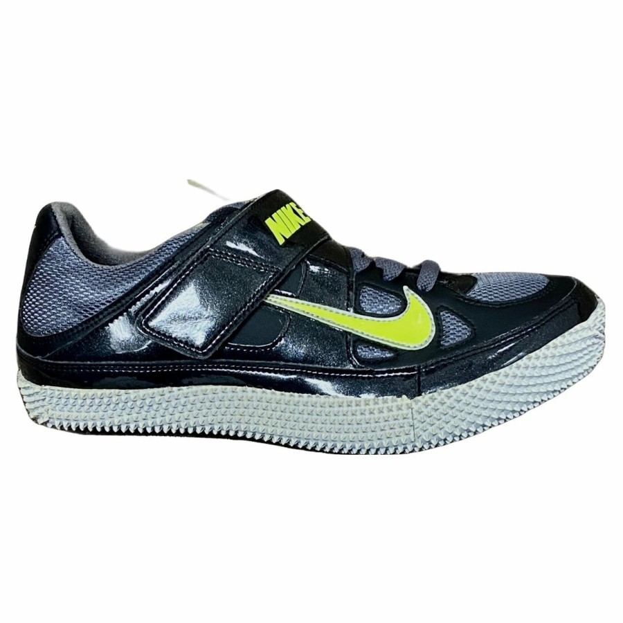 * Nike Uni High Jump Iii (070 Black/Volt-Dark Grey) Footwear