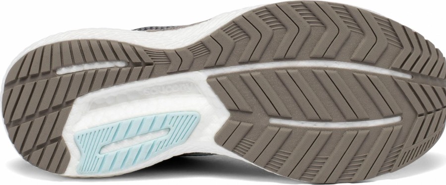 * Saucony Women'S Triumph 18 (40 Charcoal/Sky) Footwear