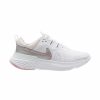 * Nike Women'S React Miler 2 (101 White/Pink Glaze) Footwear