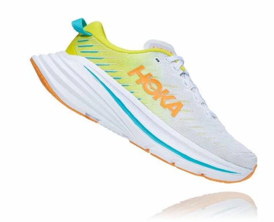 * Hoka Women'S Bondi X (Wepr White/Evening Primrose) Footwear