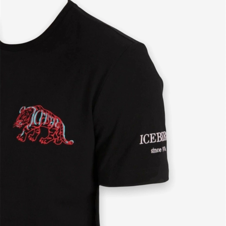 * Iceberg Tiger Tee Black Iceberg