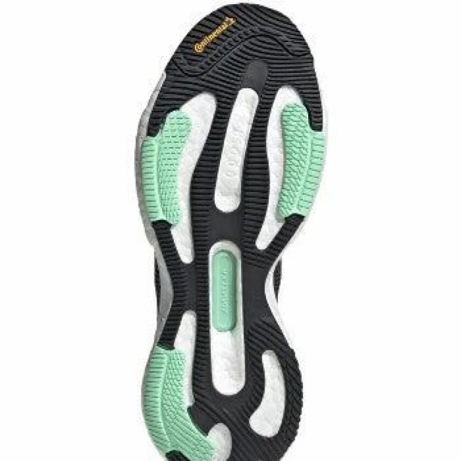 * Adidas Women'S Solar Glide 5 (Grey Six/Light Flash Orange/Pulse Mint) Footwear