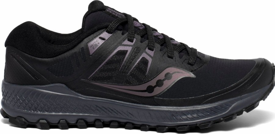 * Saucony Women'S Peregrine Ice+ (2 Black/Lavender) Footwear