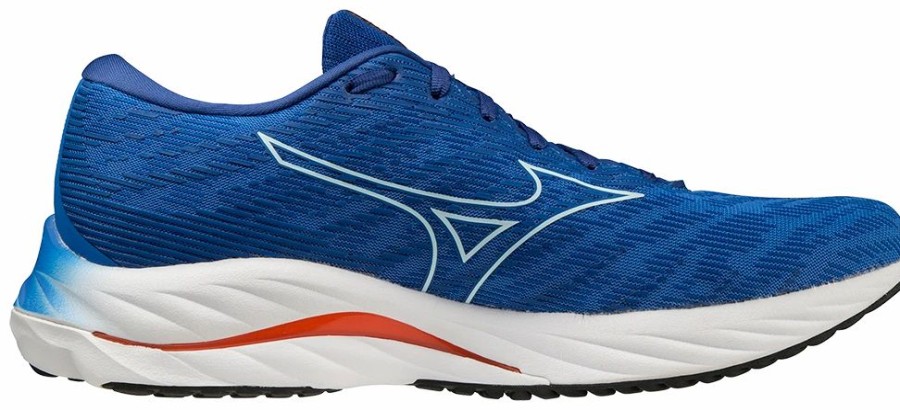 * Mizuno Men'S Wave Rider 26 (Sniw Super Sonic/Ice Water) Footwear