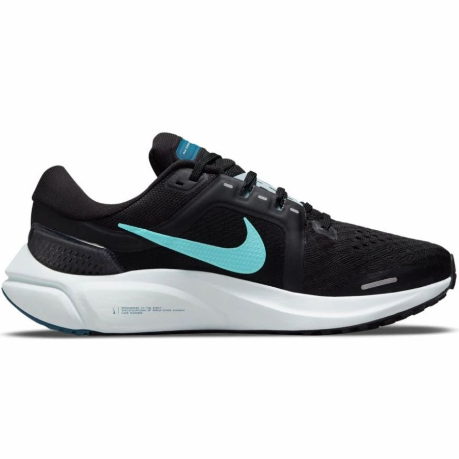 * Nike Women'S Zoom Vomero 16 (006 Black/Aurora Green/Ghost Aqua/Marina) Footwear