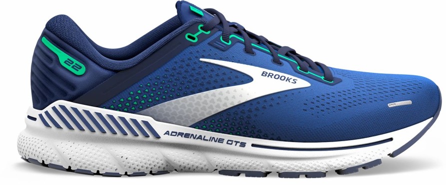 * Brooks Men'S Adrenaline Gts 22 (469 Surf The Web/Blue/Irish Green) Footwear