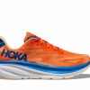 * Hoka Men'S Clifton 9 (Voim Vibrant Orange/Impala) Footwear