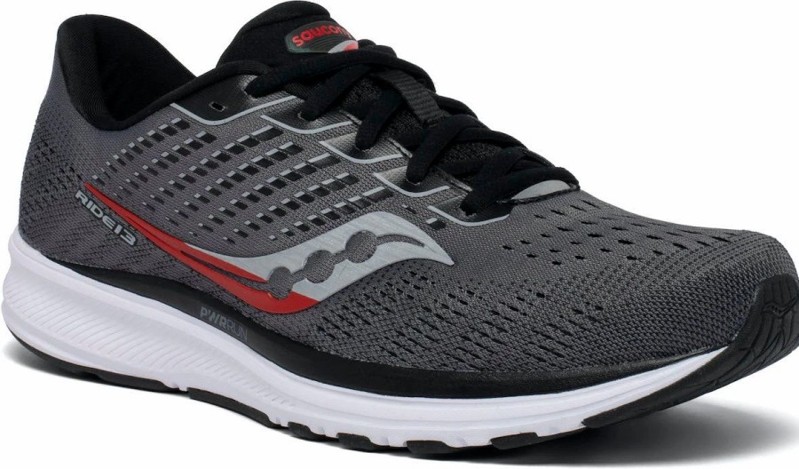 * Saucony Men'S Ride 13 (30 Charcoal/Black) Footwear