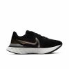 * Nike Women'S React Infinity Run Flyknit 3 (009 Black/Metallic Silver/Anthracite) Footwear