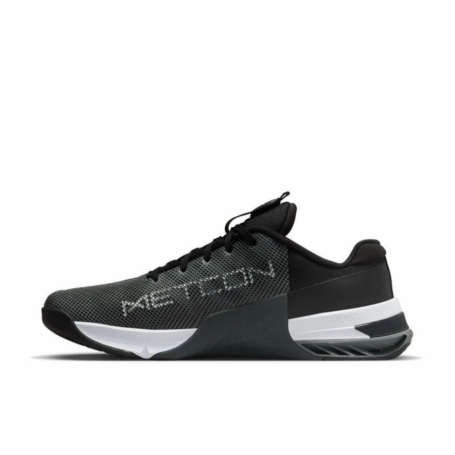 * Nike Men'S Metcon 8 (001 Black/White/Dk Smoke Grey/Smoke Grey) Footwear